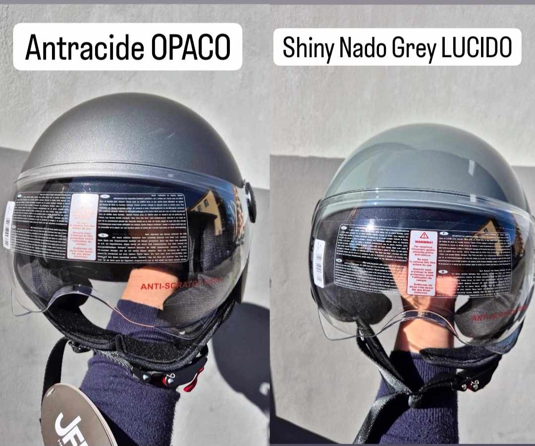 CASCO DEM JET JFM UNISEX ECE 22.06 MONOVISIERA TRASPARENTE