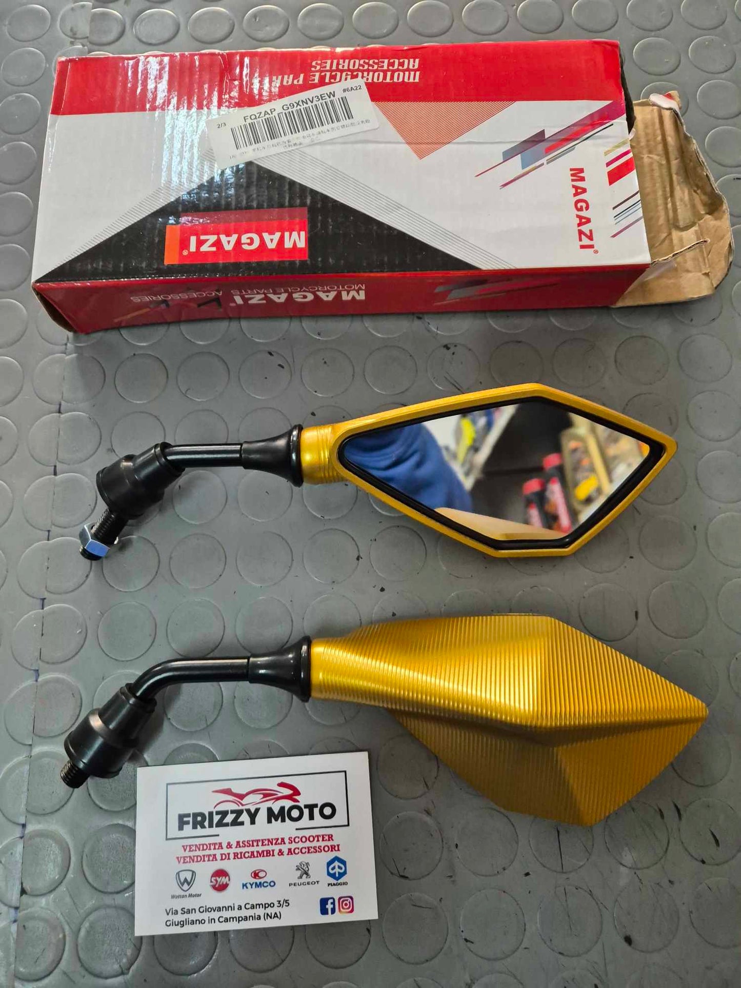 COPPIA SPECCHIETTI MOTO universali