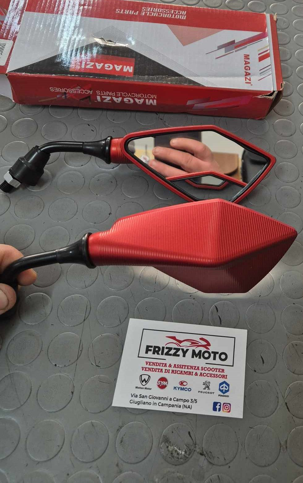 COPPIA SPECCHIETTI MOTO universali