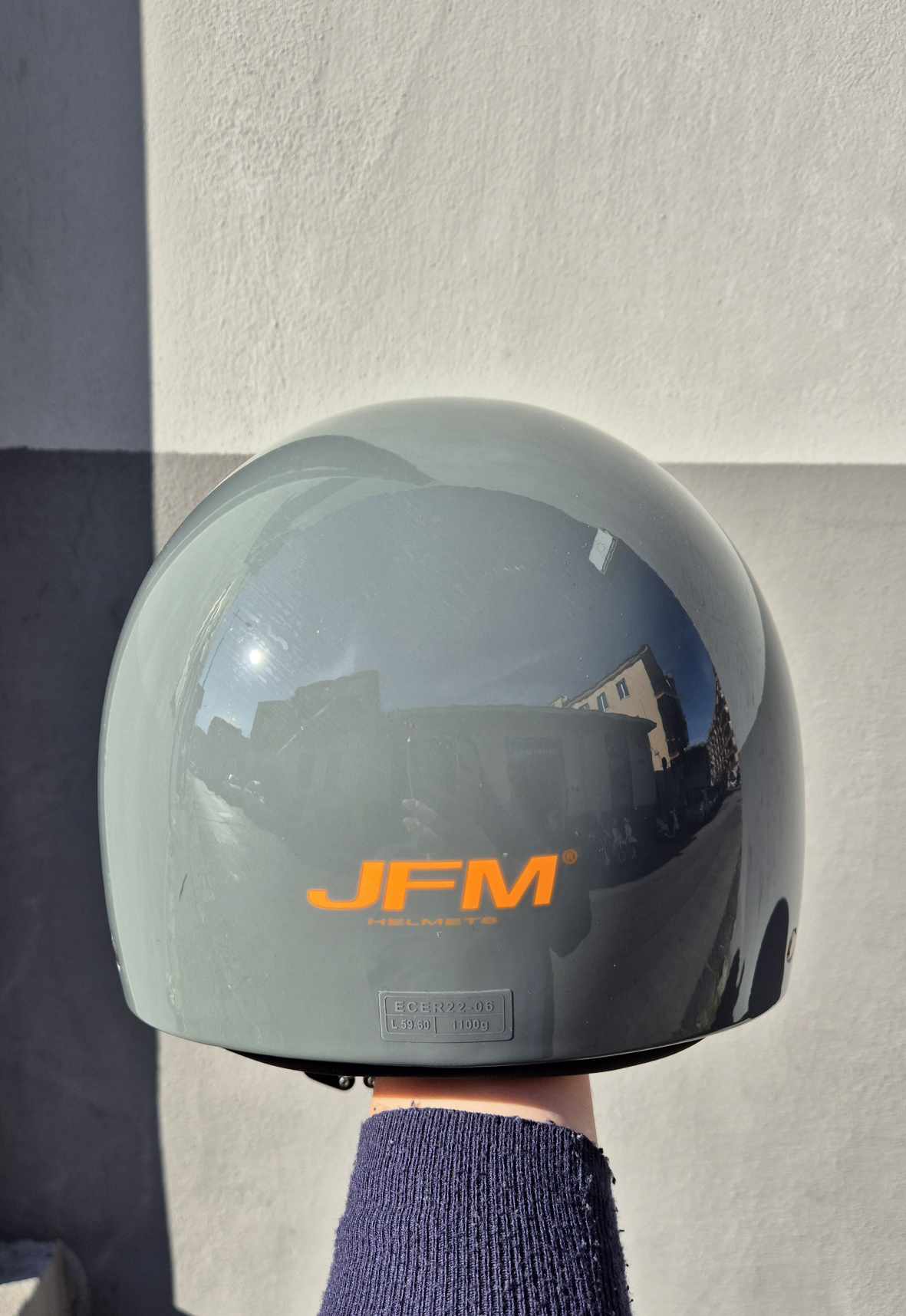 CASCO DEM JET JFM UNISEX ECE 22.06 MONOVISIERA TRASPARENTE