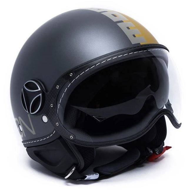 MOMO DESIGN EVO JOKER GOLD/GREY DOPPIA VISIERA