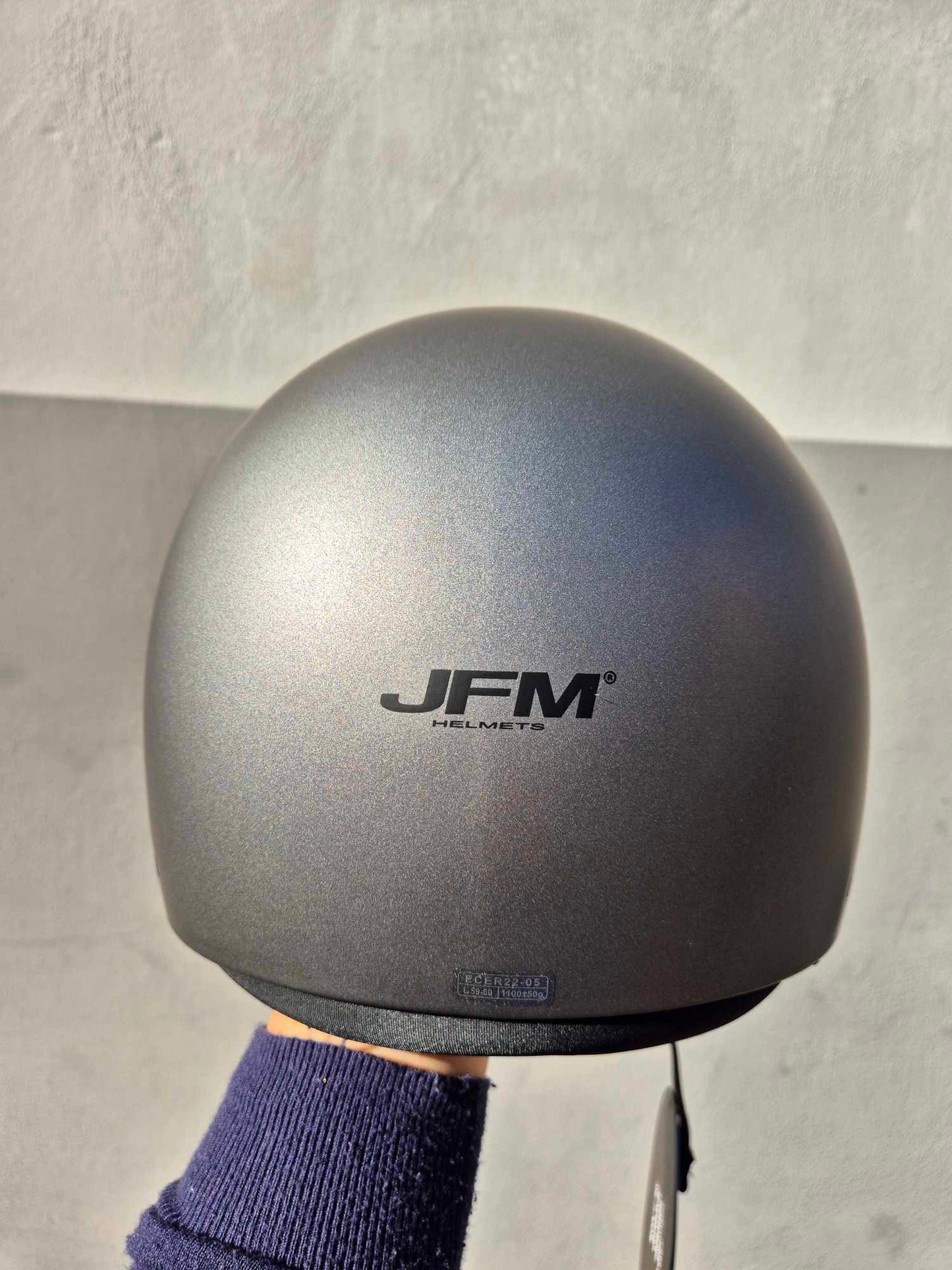 CASCO DEM JET JFM UNISEX ECE 22.06 MONOVISIERA TRASPARENTE