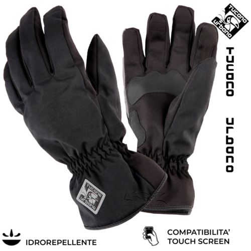 Guanto new urbano compatibile touch screen nero