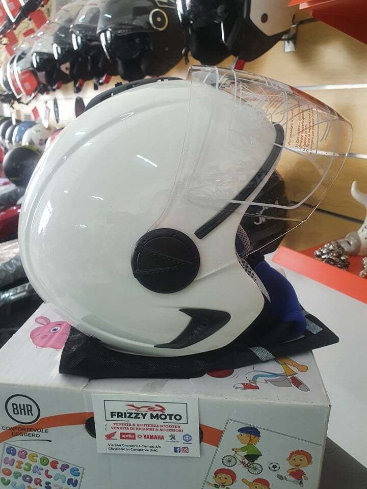 CASCO BHR JUNIOR BIANCO LUCIDO