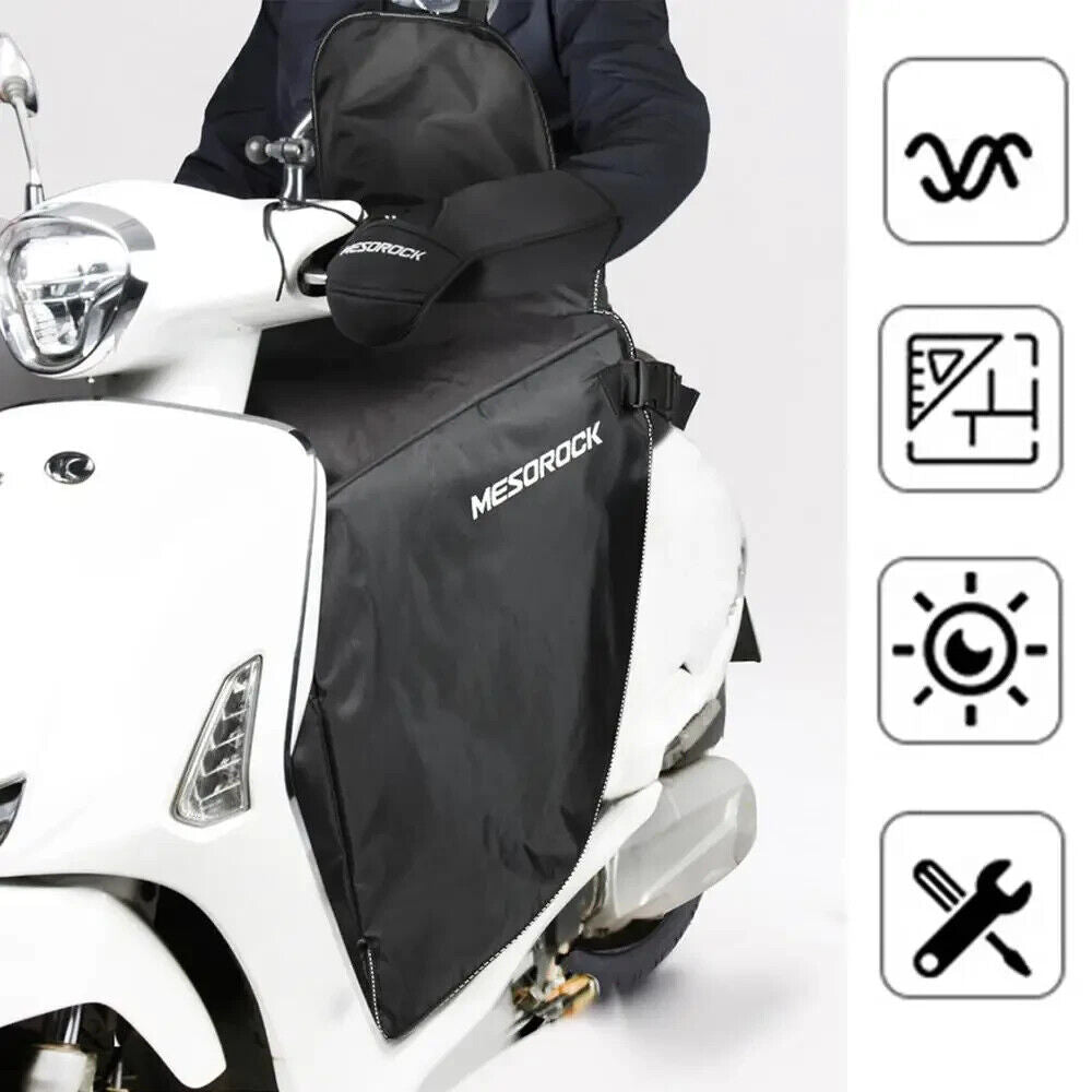 Copertura gambe antipioggia grembiule per il motorino per l'inverno