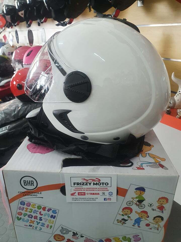 CASCO BHR JUNIOR BIANCO LUCIDO