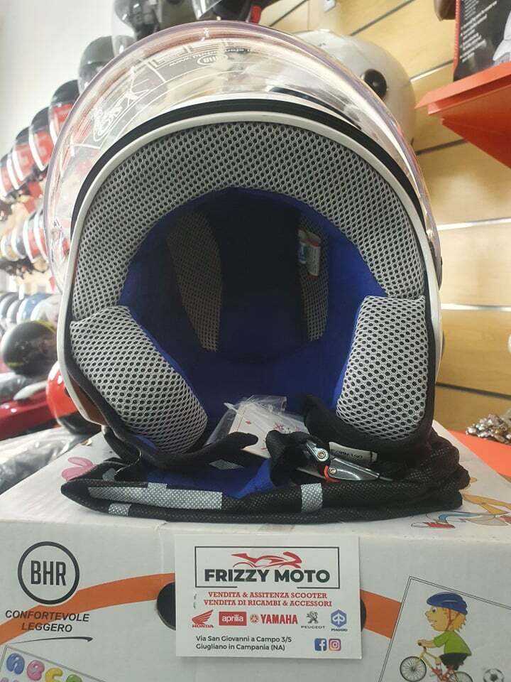 CASCO BHR JUNIOR BIANCO LUCIDO