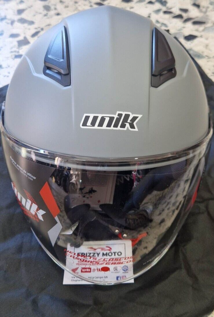 CASCO UNIK omologazione ECE 22.06 VISIERA LUNGA Trasparente