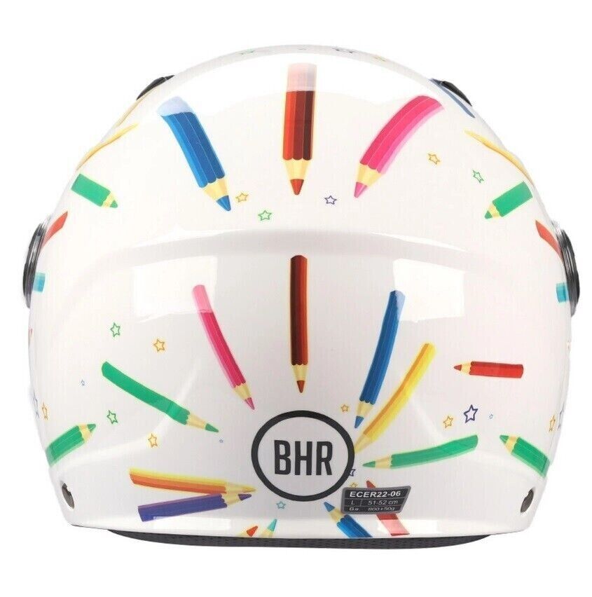 CASCO MOTO SCOOTER JET BHR 838 CHILDREN PENCIL BAMBINI JUNIOR