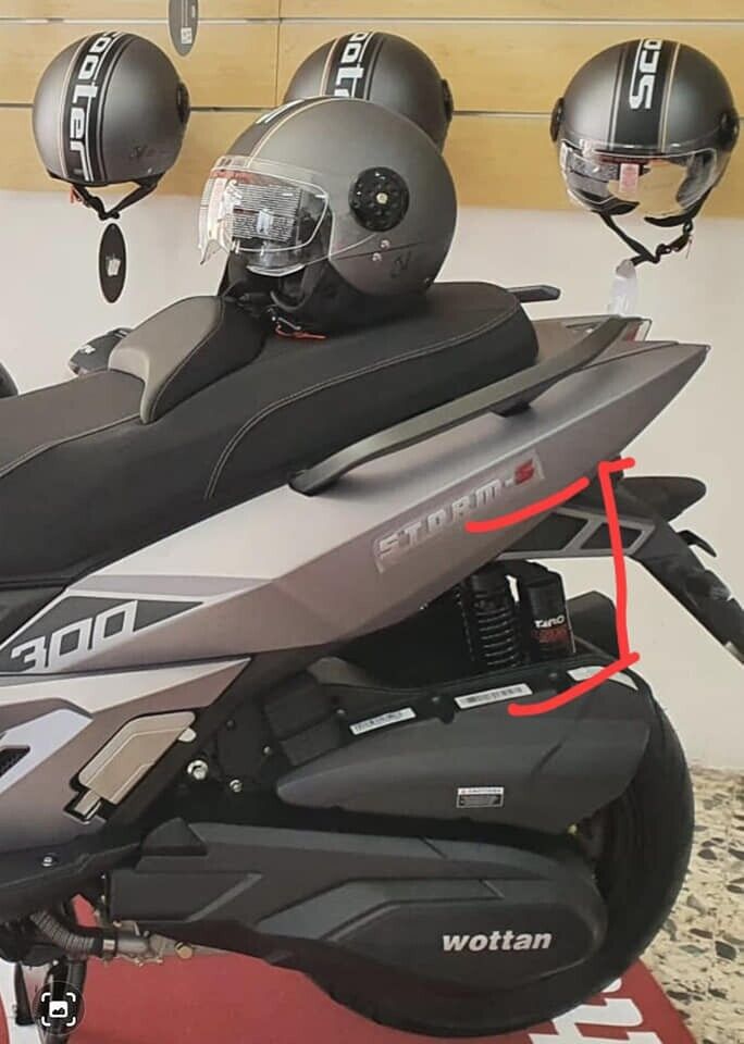 Coppia ADESIVI per ammortizzatori posteriori Wottan Motor
